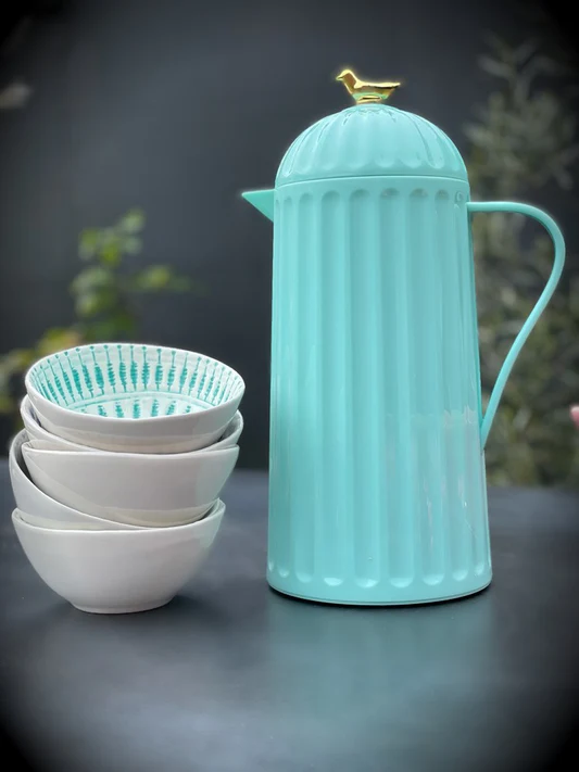 Yippie Yippie Yeah Blue Vase