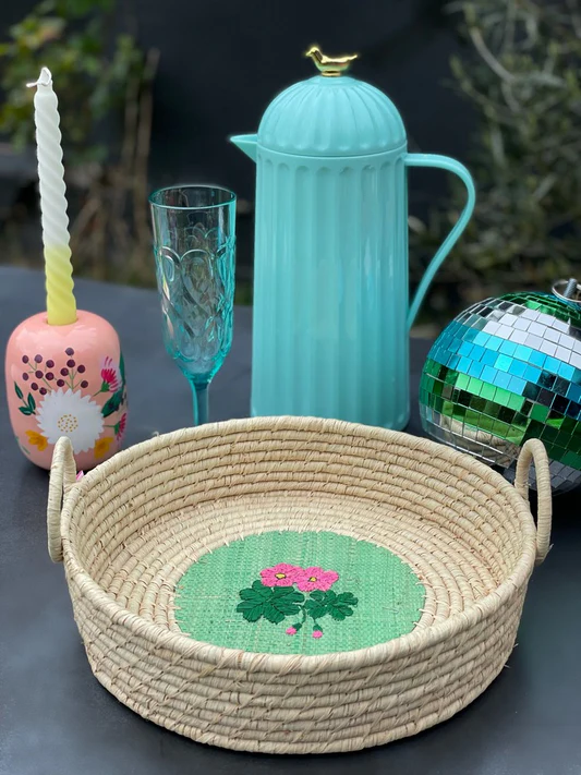 Yippie Yippie Yeah Blue Vase