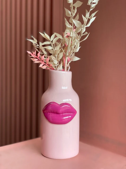 Yippie Yippie Yeah Blue Vase